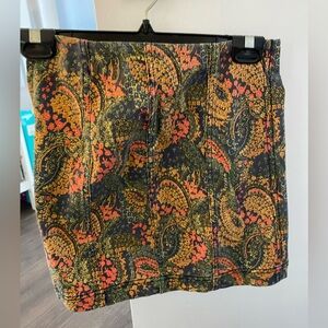 Free People Paisley Skirt